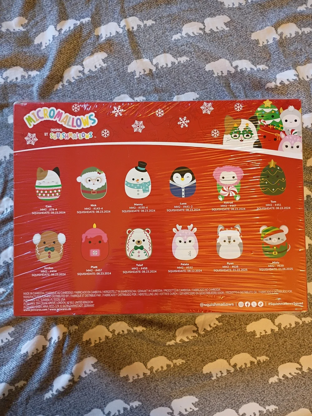 SQWISHMALLOWS MICRO MALLOWS HOLIDAY 12 PIECE SET ALDI'S